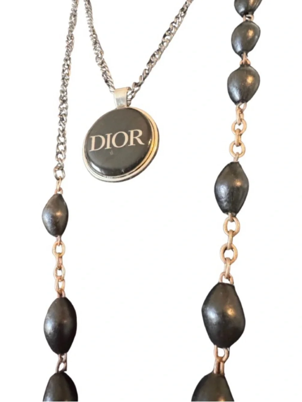 Upcycled Dior Beauty Necklace